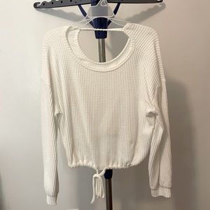 Hollister White Sweater